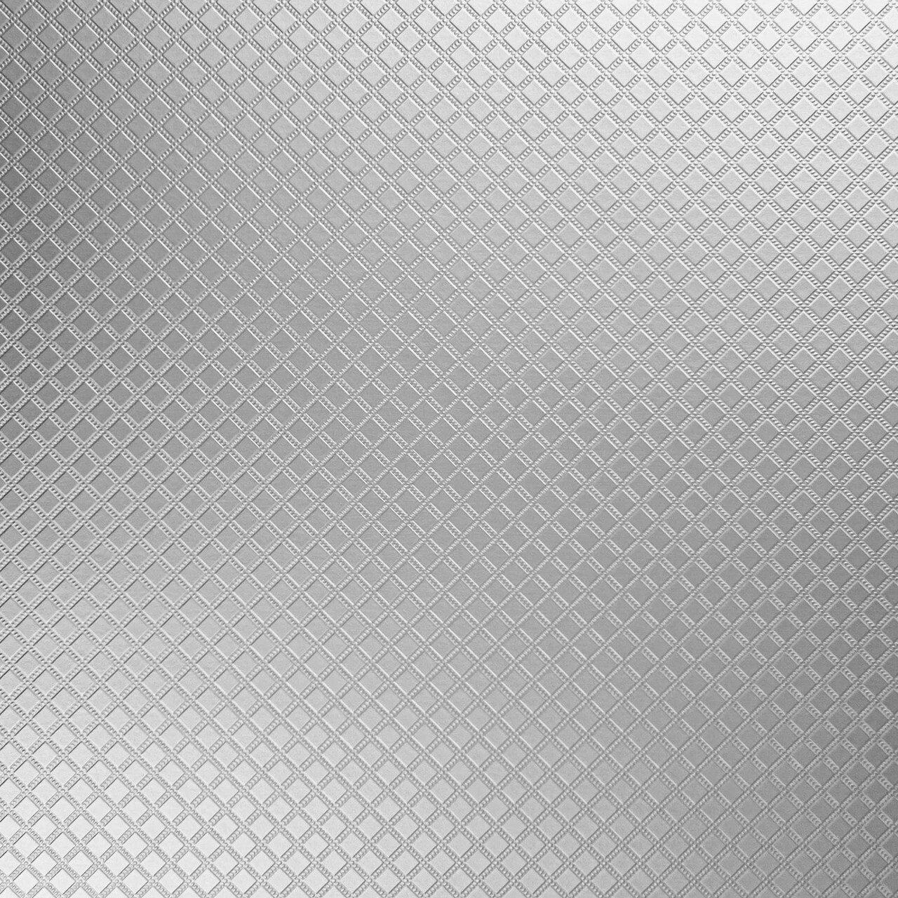 ANTIQUE DIAMONDS SILVER Foil Cardstock - 12x12 Matte Foil - Encore